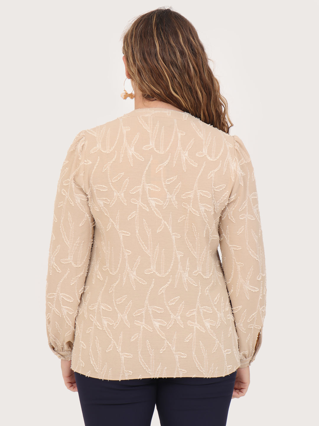 Blusa Cuello Redondo, Manga Larga (Copia)