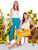 Pantalón Recto, Liso, Bolsa Parche, Mostaza